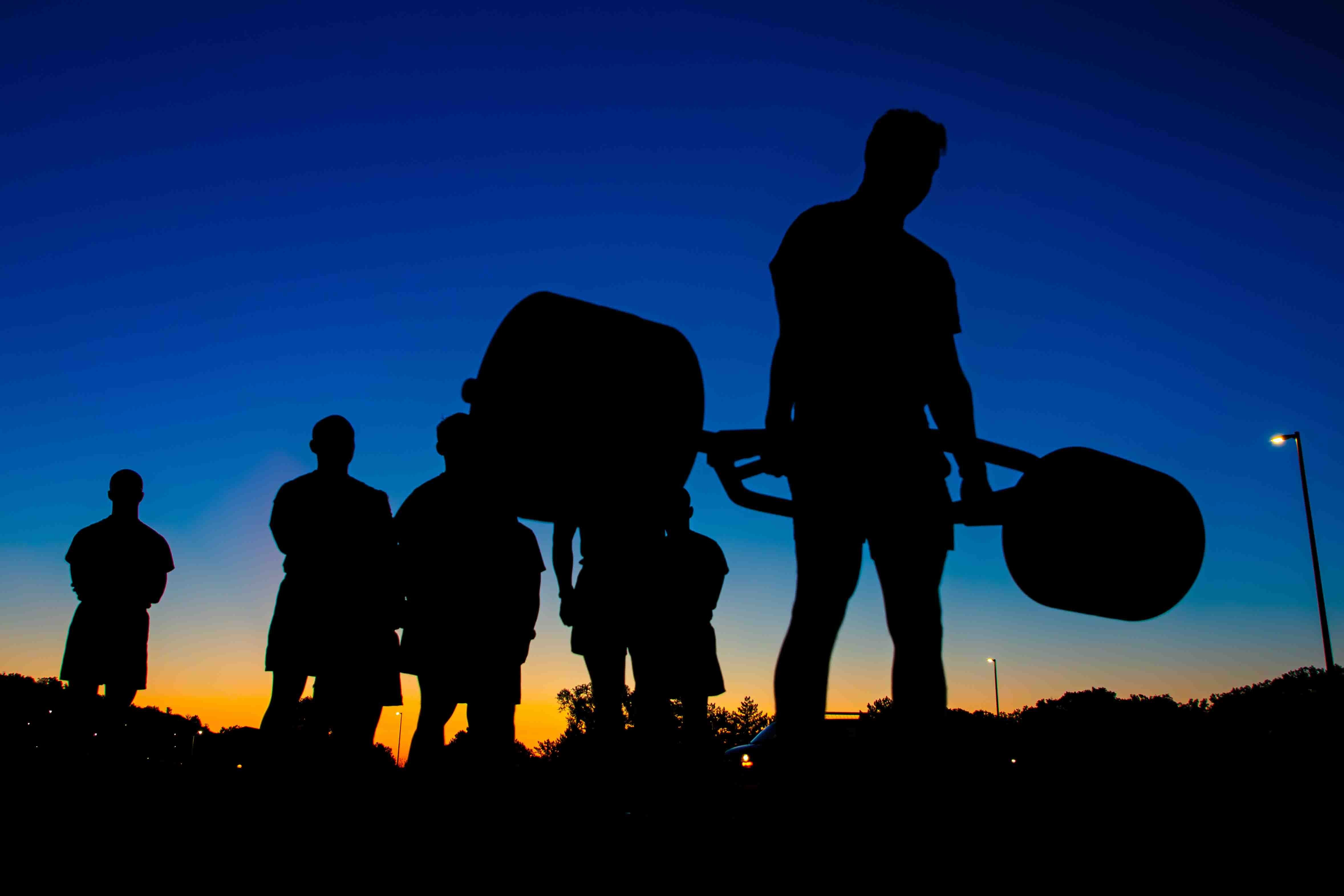 III Armored Corps Soldiers begin the week-long III AC Best Squad Competition with an Army Combat Fitness Test outside Whitside Fitness Center, Fort Riley, KS, on June 24, 2024. There are ten units from within III Corps participating in this event,...