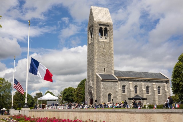 Memorial Day Remembrance Ceremony at Brittany American Cemetery