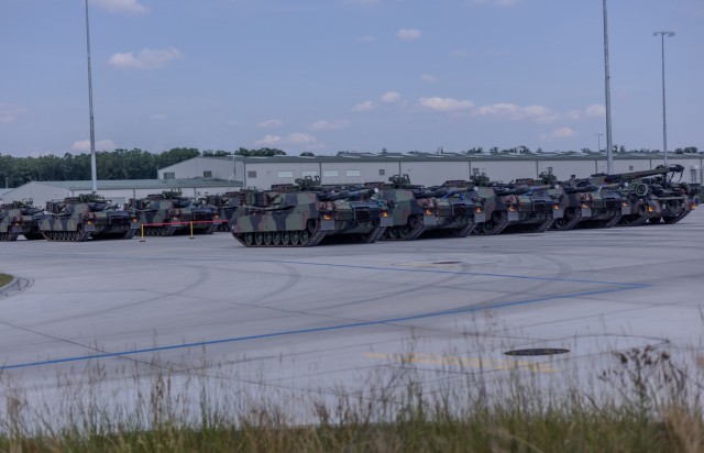 Powidz APS-2 Worksite Begins To Receive Armored Vehicles And Equipment ...