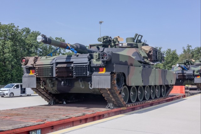 First batch of armored vehicles arrives at Powidz APS-2 worksite