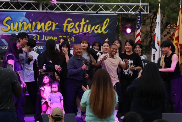 The K-16 Air Base community celebrated their annual "Summer Fest" on June 21. Soldiers and civilians came together to enjoy live performances by local bands and groups, games, and food. (U.S. Army photo Pfc. Pomare Te’o)