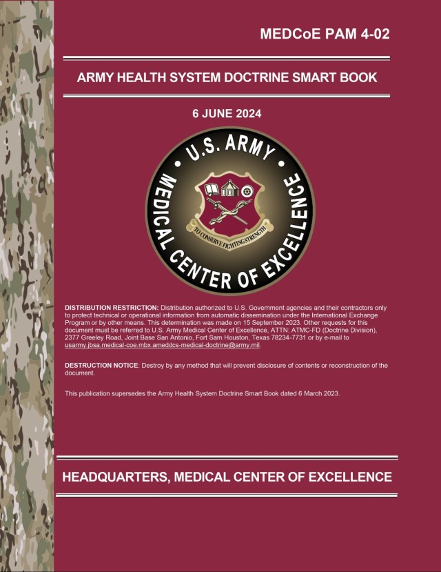 MEDCoE releases Army Health System Doctrine Smart Book | Article | The ...