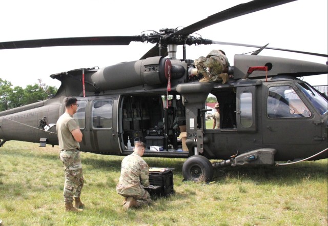 UH-60 Black Hawk training operations at Fort McCoy