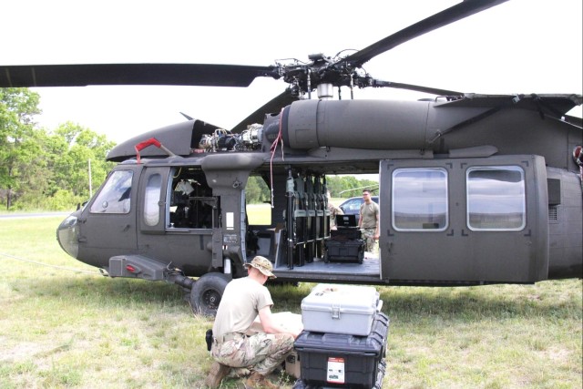UH-60 Black Hawk training operations at Fort McCoy