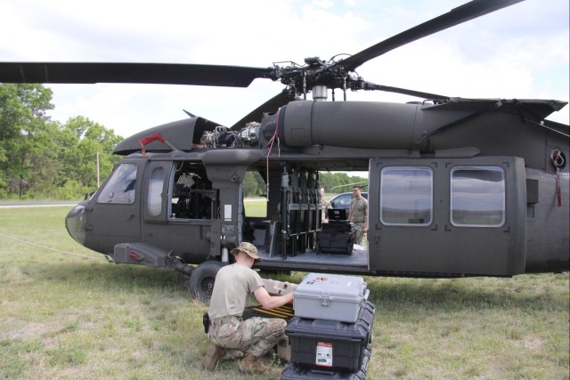 UH-60 Black Hawk training operations at Fort McCoy