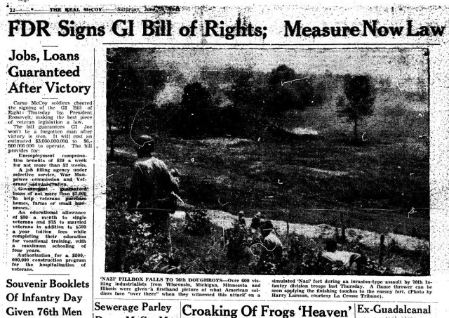This Month in Fort McCoy History — June