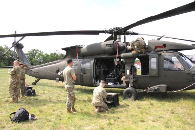 UH-60 Black Hawk training operations at Fort McCoy