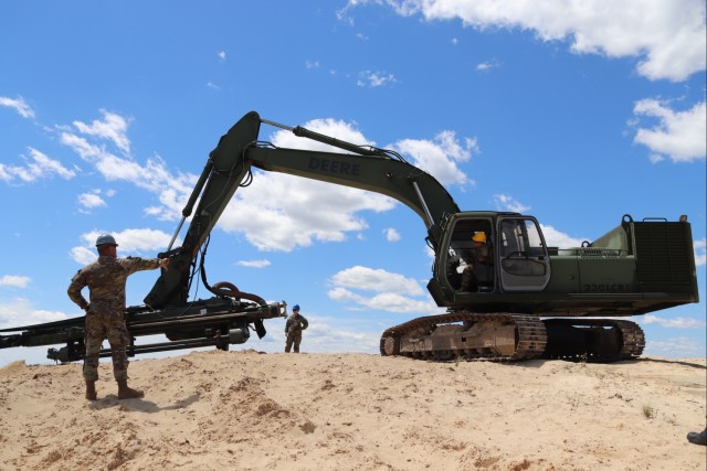 Demo time: Wisconsin Guard’s 106th Engineers conduct quarry blasts supporting Fort McCoy project