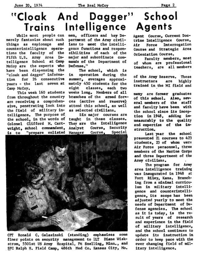 This Month in Fort McCoy History — June