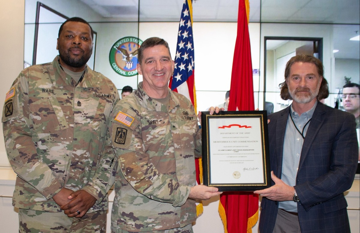 Joint Force Headquarters-Cyber (Army) earns two Meritorious Unit ...