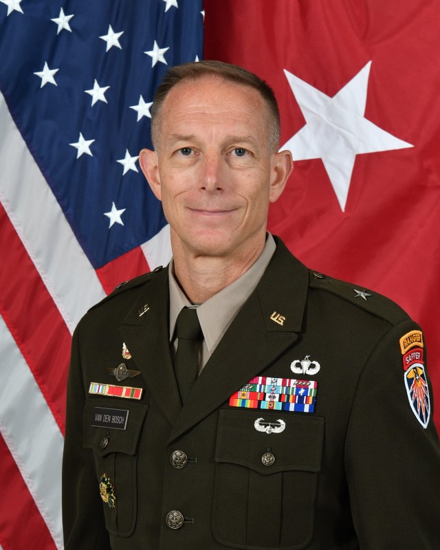 Brigadier General Eric J. Van Den Bosch, Commanding General, 7th Signal Command (Theater) and Deputy Commanding General, Network Enterprise Technology Command