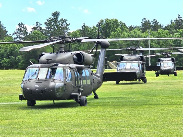 UH-60 Black Hawk training operations at Fort McCoy