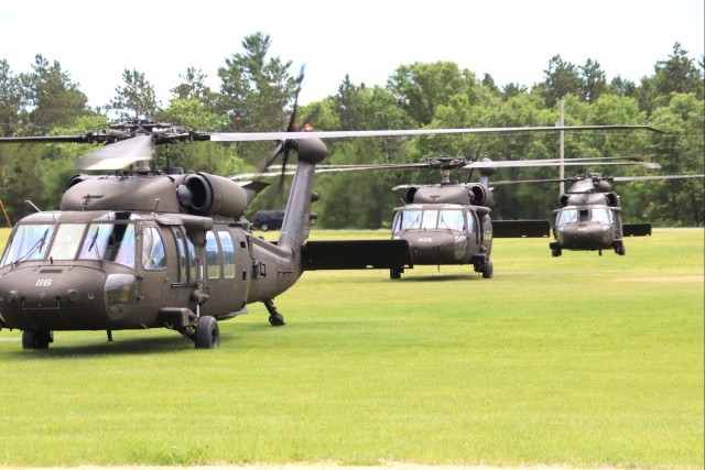 UH-60 Black Hawk training operations at Fort McCoy
