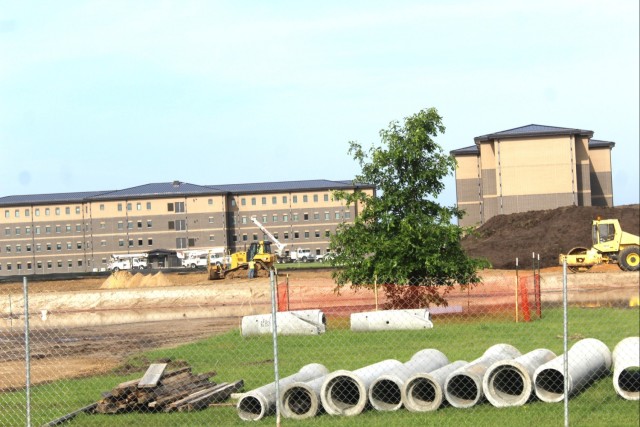 June 2024 contractor work on fourth barracks project at Fort McCoy