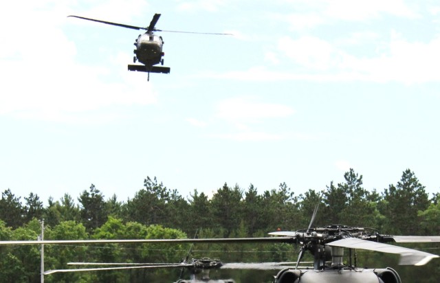 June 2024 UH-60 Black Hawk training operations at Fort McCoy