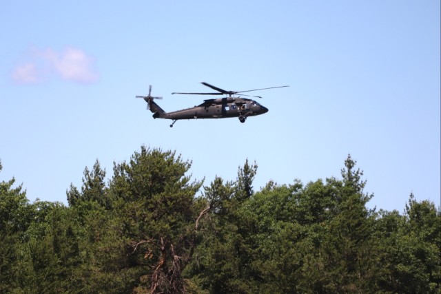 UH-60 Black Hawk training operations at Fort McCoy