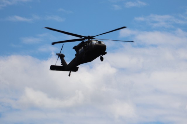 June 2024 UH-60 Black Hawk training operations at Fort McCoy