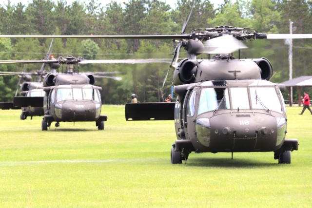 UH-60 Black Hawk training operations at Fort McCoy