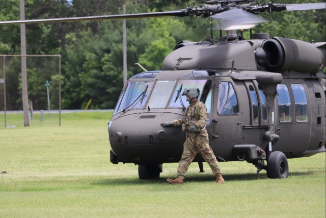 June 2024 UH-60 Black Hawk training operations at Fort McCoy