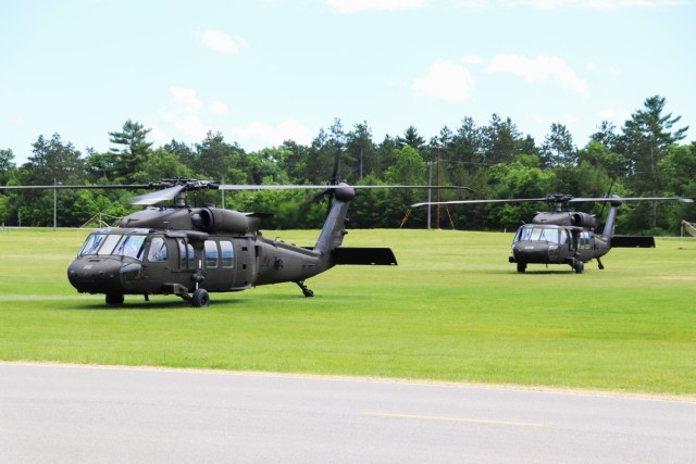 UH-60 Black Hawk training operations at Fort McCoy