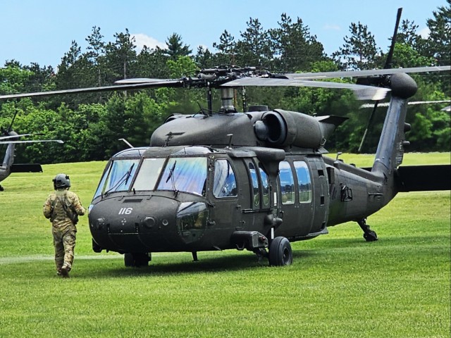 UH-60 Black Hawk training operations at Fort McCoy