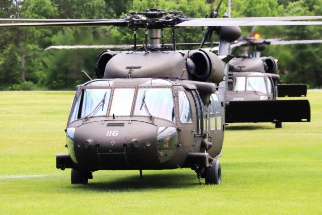 UH-60 Black Hawk training operations at Fort McCoy