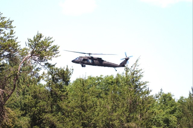 June 2024 UH-60 Black Hawk training operations at Fort McCoy