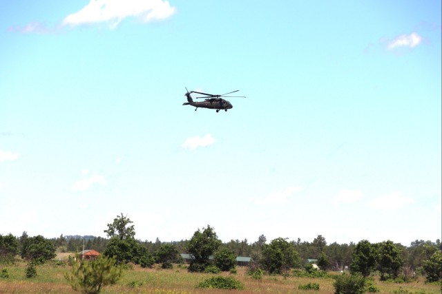 June 2024 UH-60 Black Hawk training operations at Fort McCoy