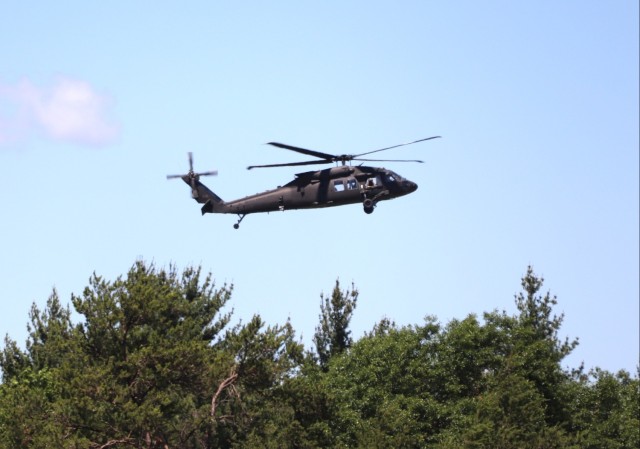 UH-60 Black Hawk training operations at Fort McCoy