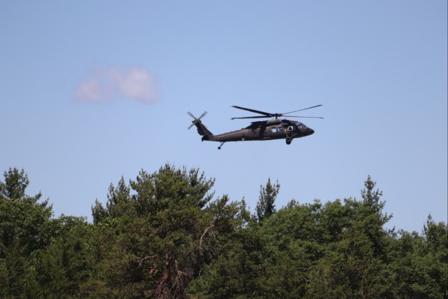 June 2024 UH-60 Black Hawk training operations at Fort McCoy