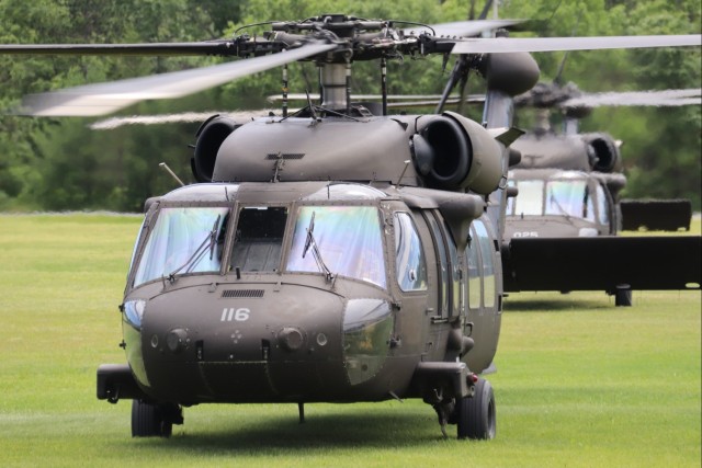 UH-60 Black Hawk training operations at Fort McCoy