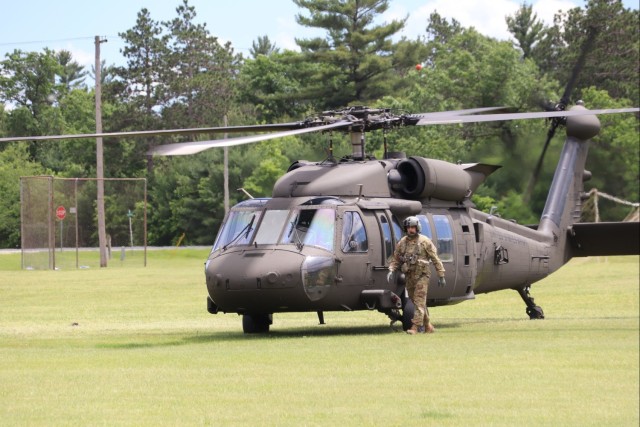 June 2024 UH-60 Black Hawk training operations at Fort McCoy