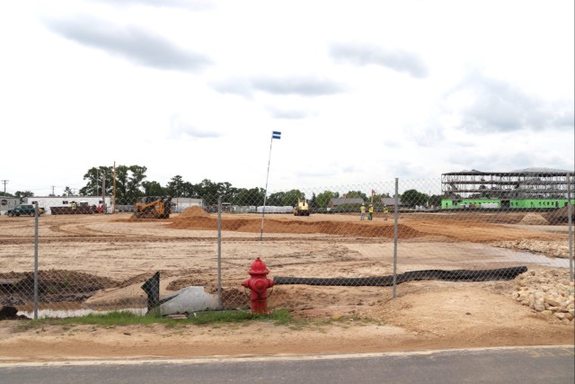 June 2024 contractor work on fourth barracks project at Fort McCoy