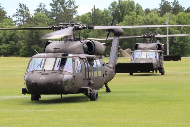 UH-60 Black Hawk training operations at Fort McCoy