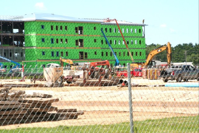 Fourth, $27.3 million barracks project continue at Fort McCoy