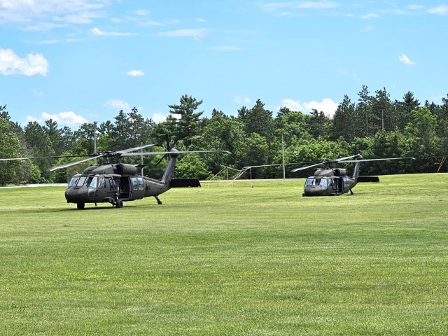UH-60 Black Hawk training operations at Fort McCoy