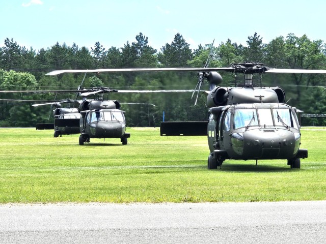 UH-60 Black Hawk training operations at Fort McCoy
