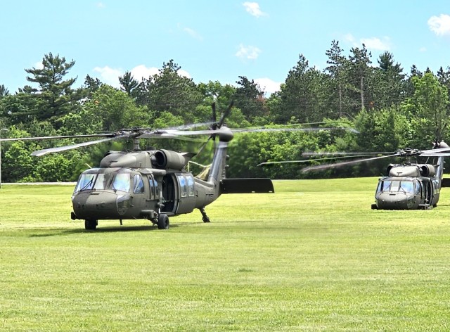 UH-60 Black Hawk training operations at Fort McCoy