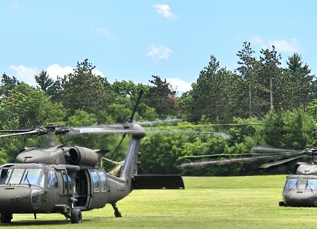 UH-60 Black Hawk training operations at Fort McCoy