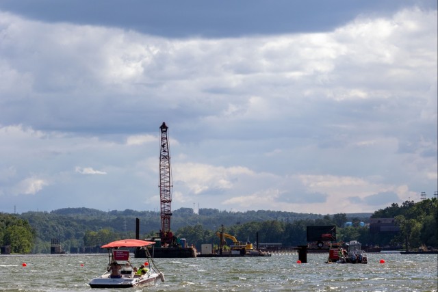 A blast from the past: Pittsburgh District completes first demolition on historic Monongahela River dam