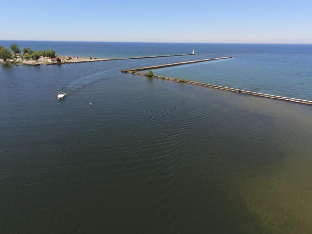 Great Sodus Bay Piers and Breakwaters
