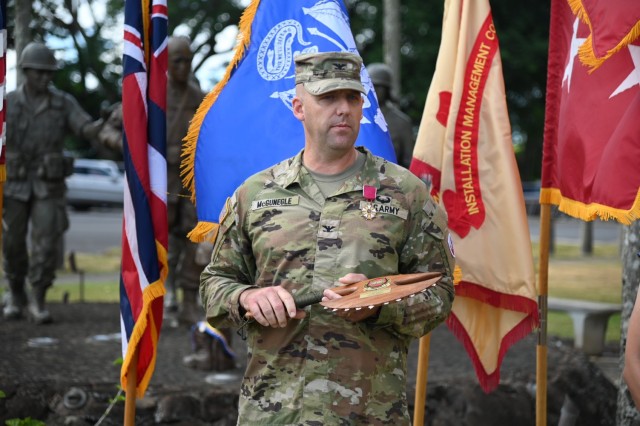 U.S. Army Garrison Hawai&#39;i welcomed new leadership during a Change of Command ceremony held Thursday on Schofield Barracks. Col. Rachel Sullivan assumed command from outgoing commander Col. Steven McGunegle in a traditional military ceremony rich with symbolism and history.