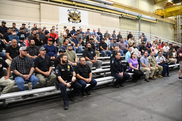 Ramirez’s teammates set up bleachers in the work bay of their building to accommodate visitors that included the YPG and YTC commanders, Yuma Mayor Douglas Nicholls, and Yuma Police Department Chief Thomas Garrity. Keeping the purpose of the...