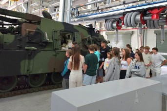 Polish school children some of the first guest visitors at new APS-2 site in Powidz