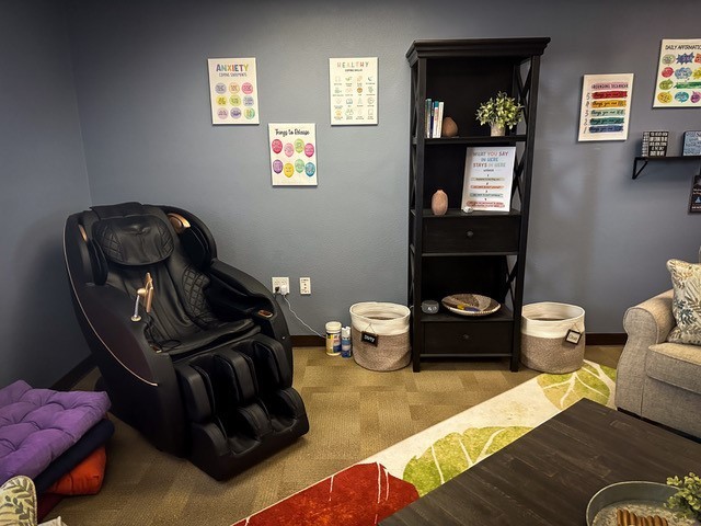 Message Chair in the not so secret, Meditation Room located on the Army Substance Abuse (ASAP) Campus. This ASAP facility is another Fort Irwin Ready and Resilient initiative, it offers self-care counseling in addition to alcohol counseling;...