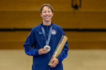 US Army Soldier wins Olympic silver in 50-meter rifle 3 positions