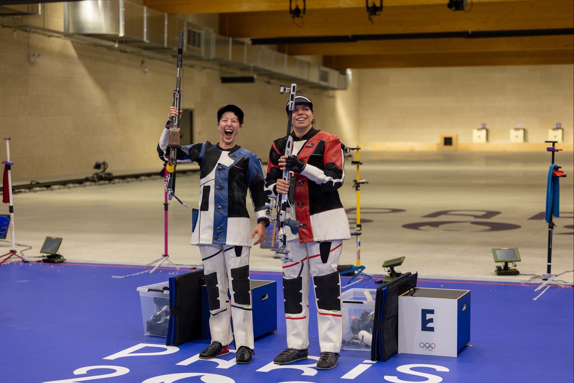 U.S. Army Sgt. Sagen Maddalena, Olympian and a Instructor/Shooter assigned to the U.S. Army Marksmanship Unit, earned the silver medal during the Women&#39;s 50m 3 Position Rifle Finals at the Chateauroux Shooting Centre, in Chateauroux, France...