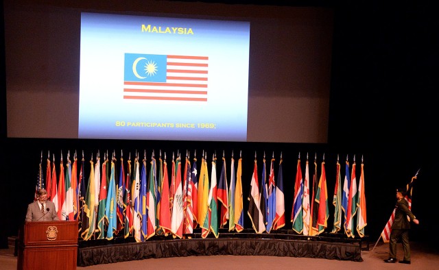 CGSC International Flag Ceremony Malaysia