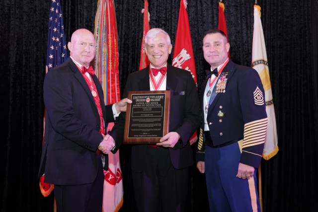 People are honored at the annual castle ball for their services to the Pioneer Regiment