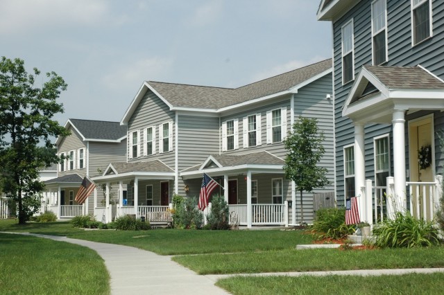 Housing at Fort Drum, New York.